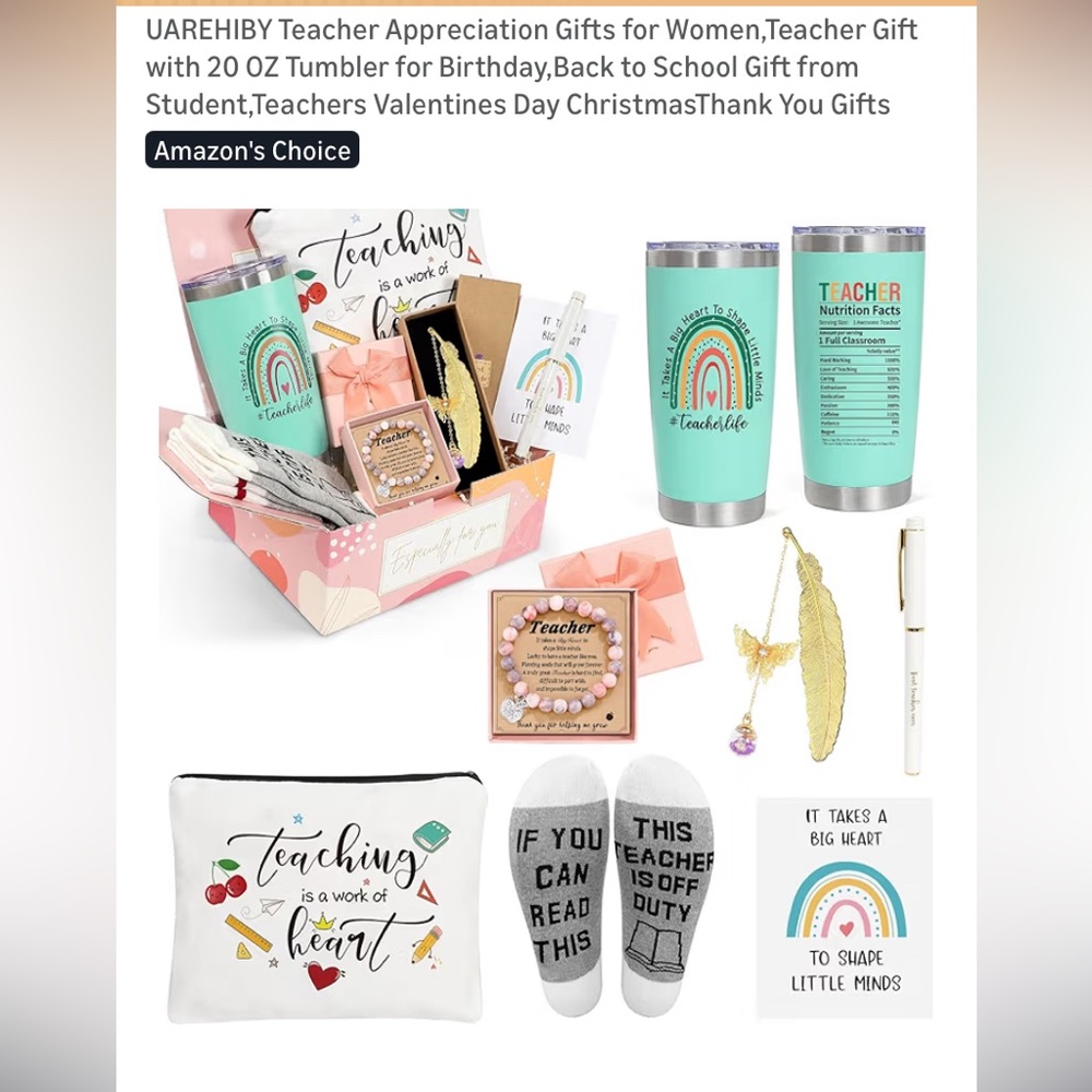 Teacher Appreciation Gift Set for Women